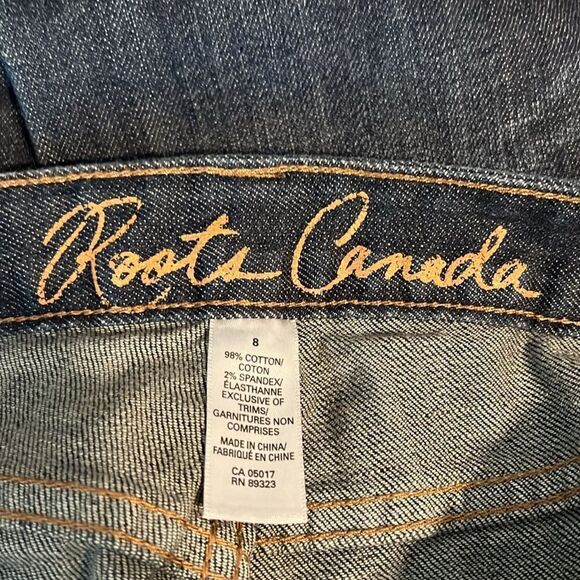 Roots “Chelsea” Blue Low Rise Boot Cut Jeans Size 8 - Picture 12 of 14